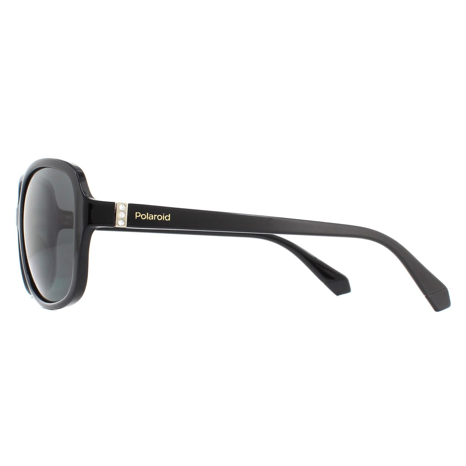 Polaroid Fashion Black Grey Polarized Sunglasses image 3