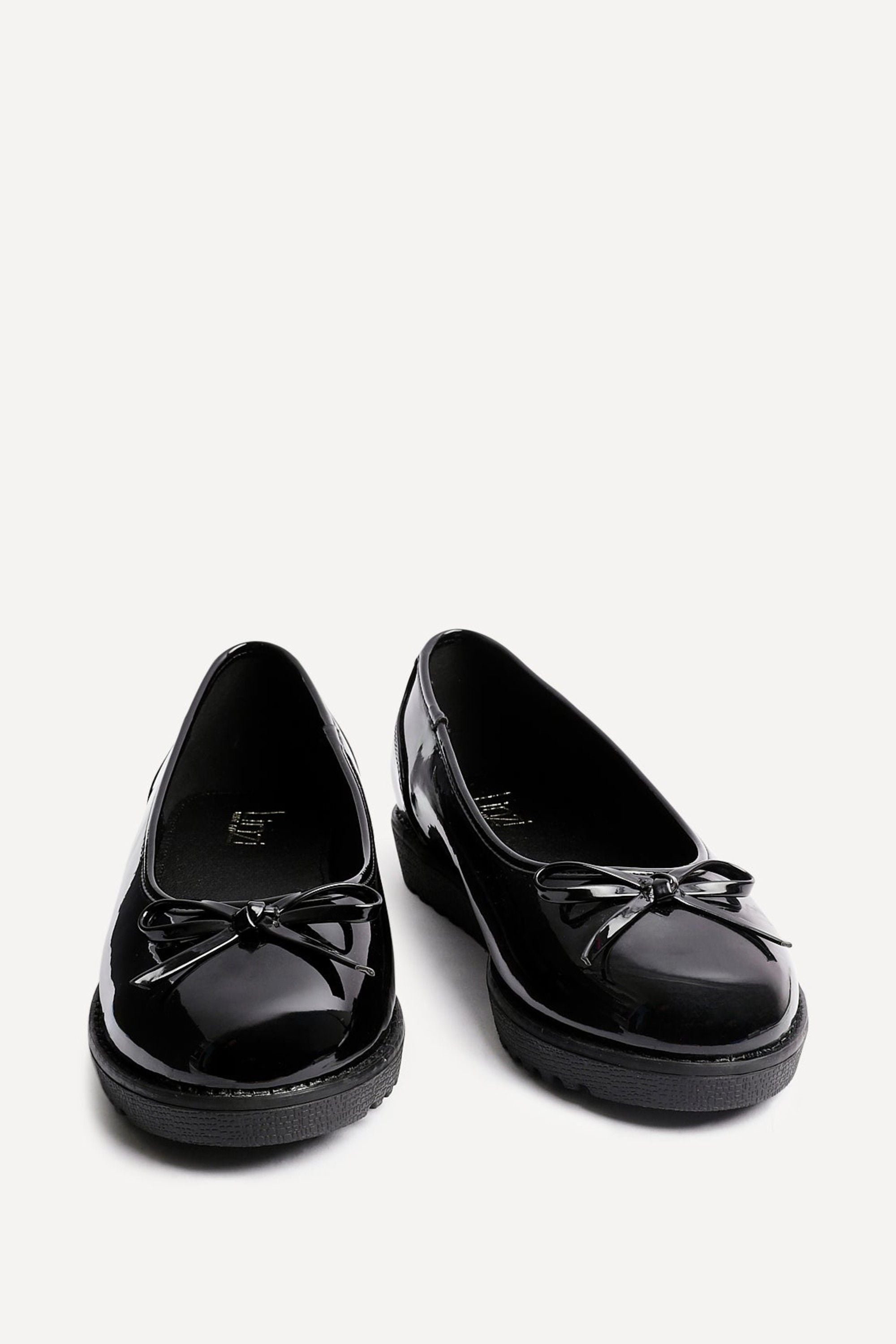 Linzi Wendi Wide Fit Black Patent Pump image 3