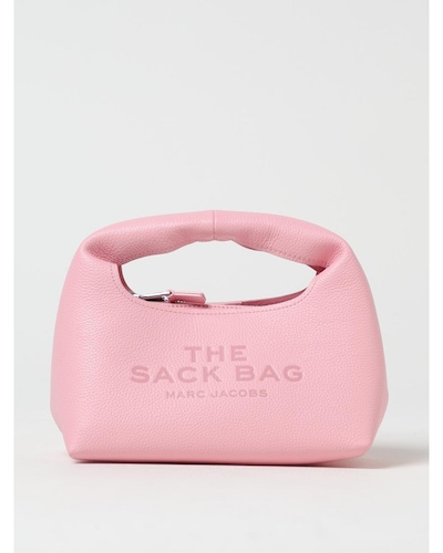 Marc Jacobs The Sack Bag Mini Clutch Wo - Pink Clutch Bags