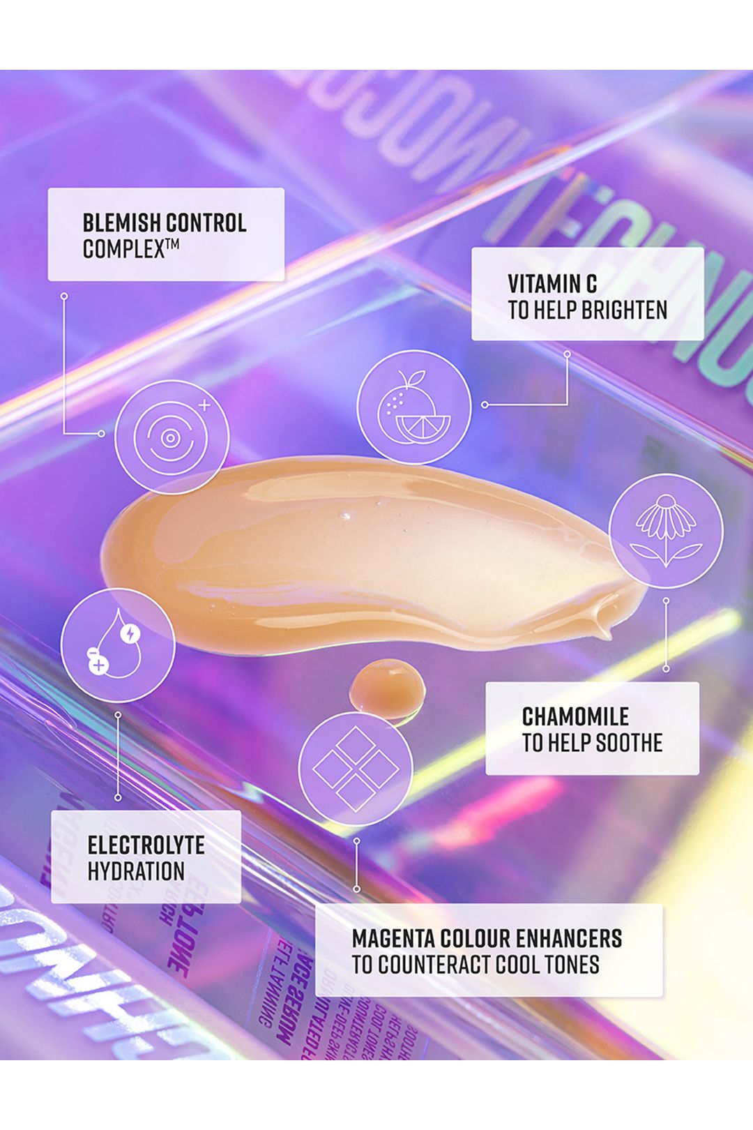 Bondi Sands Technocolor Magenta Self Tanning Face Serum 50ml Multi image 7