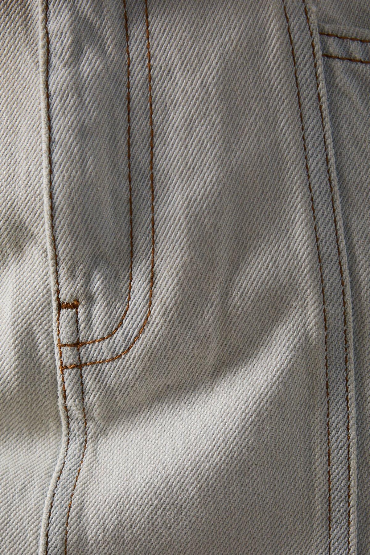 Warehouse Seam Detail Denim Midi Skirt image 5