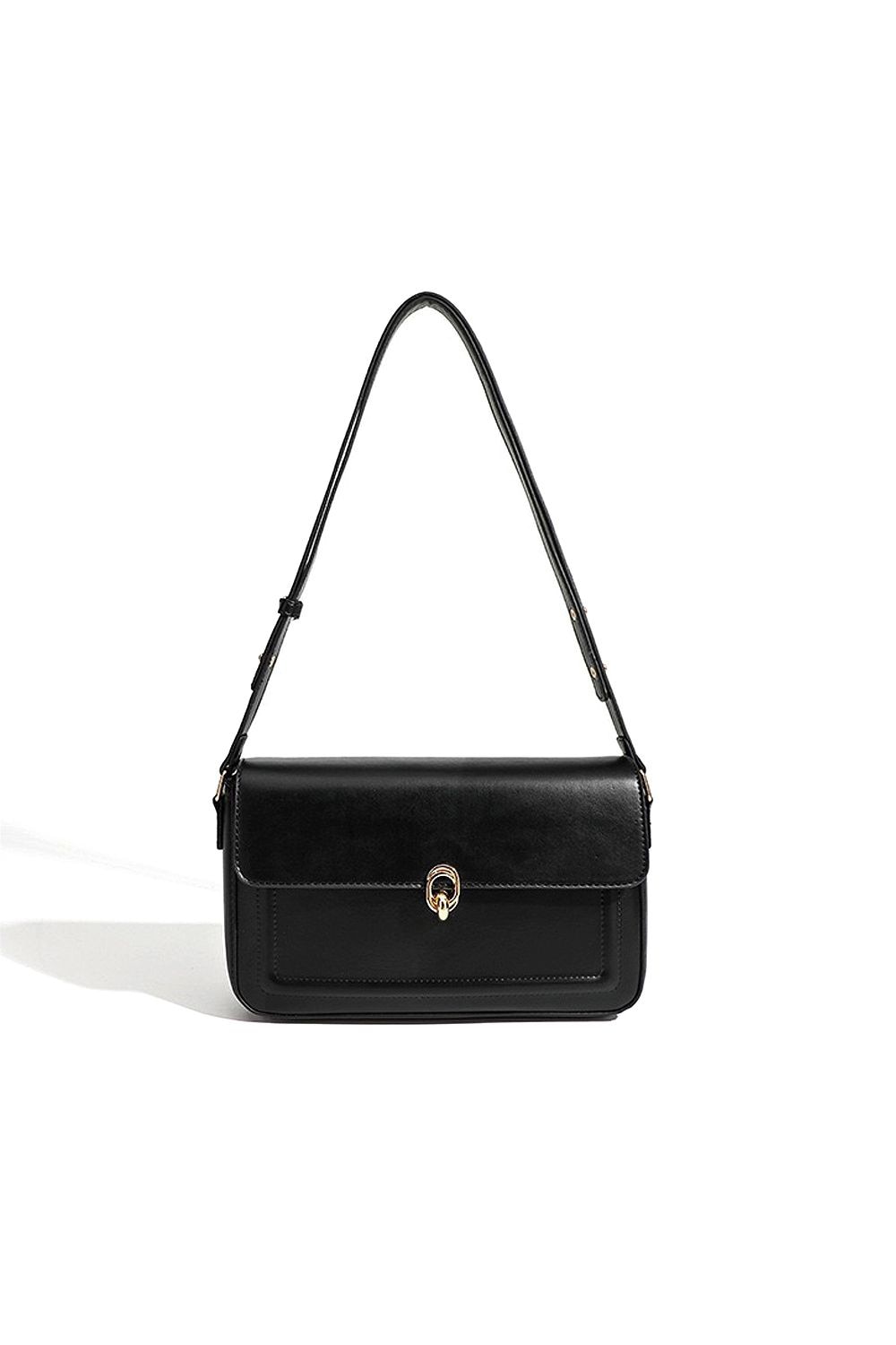 XY London 'Adele' Shoulder Handbag With Clasp and Adjustable Strap image 1