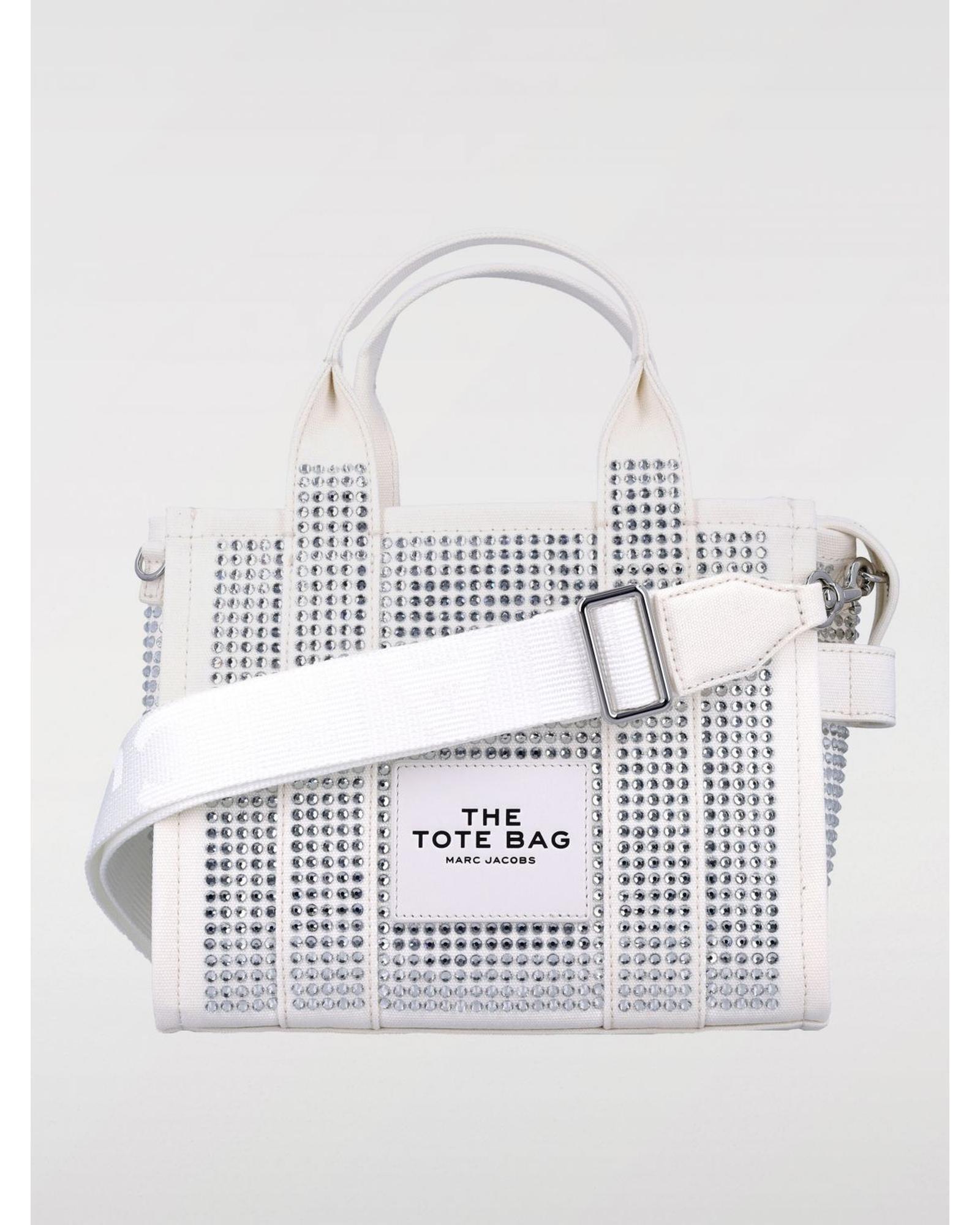Marc Jacobs Mini Crystal Tote Bag Wo - White Handbags image 1