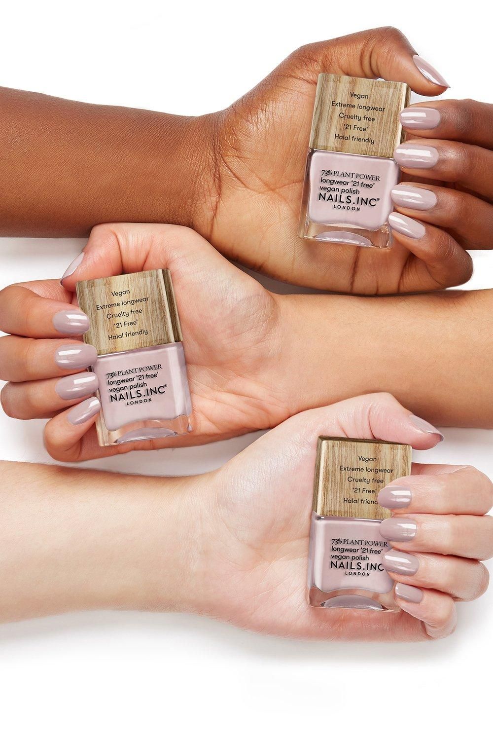 Nails Inc 73% Plant Power Vegan Nail Polish (Various Shades) Mani Meditation image 4