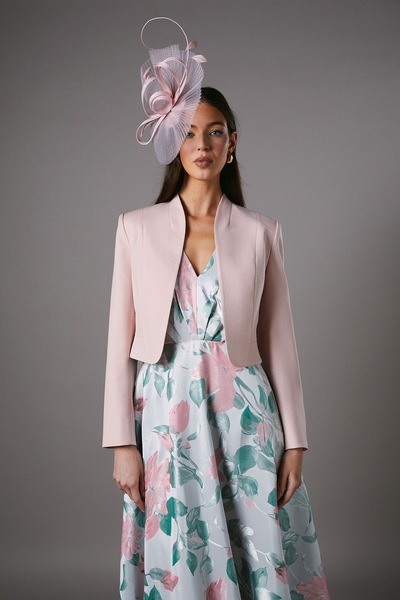 Coast Bow Back Long Sleeve Jacket Pink