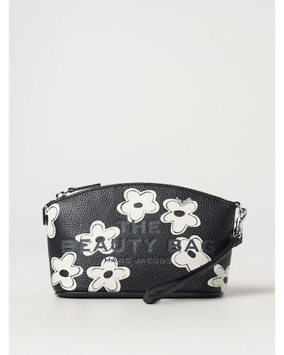 Marc Jacobs Daisy Print Cosmetic Bag Wo - Black Handbags