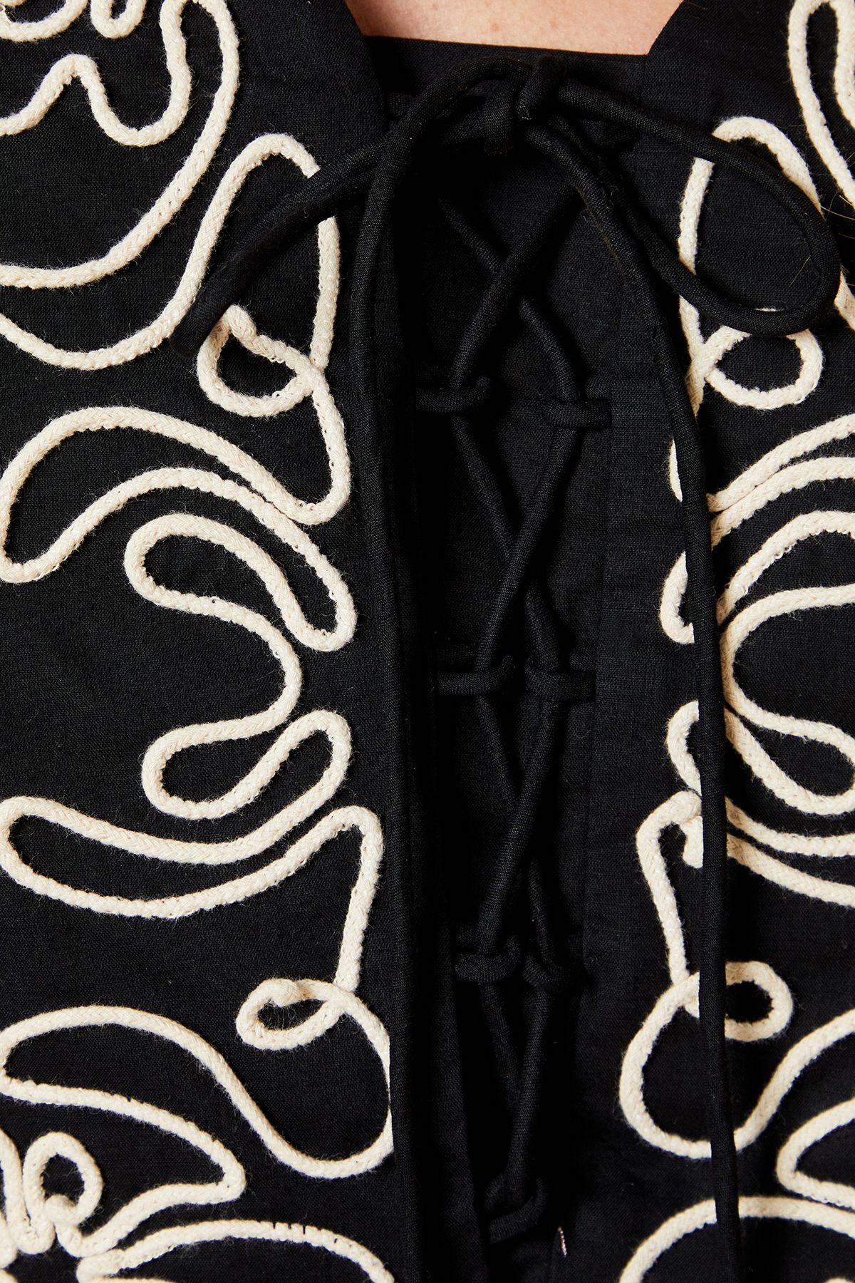 Dorothy Perkins Petite Cornelli Poplin Mini dress Black image 5