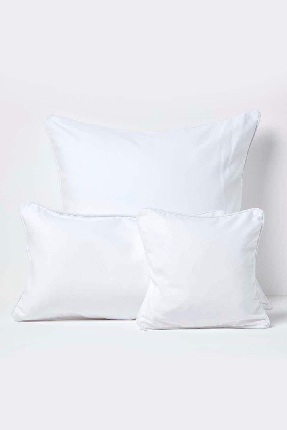 Homescapes Cotton Plain Cushion Cover image 5