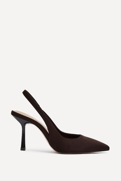 Linzi Dash Brown Scuba Court Heel