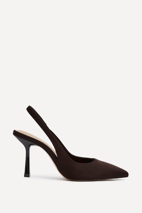 Linzi Dash Brown Scuba Court Heel