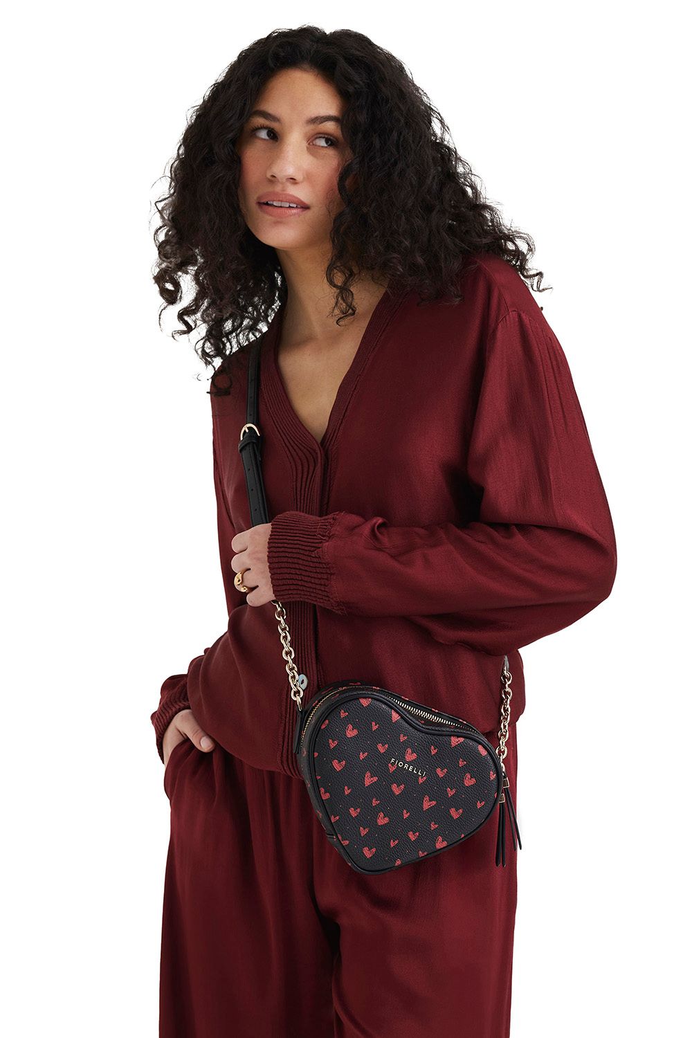 FIORELLI Esme Heart Crossbody Bag image 5