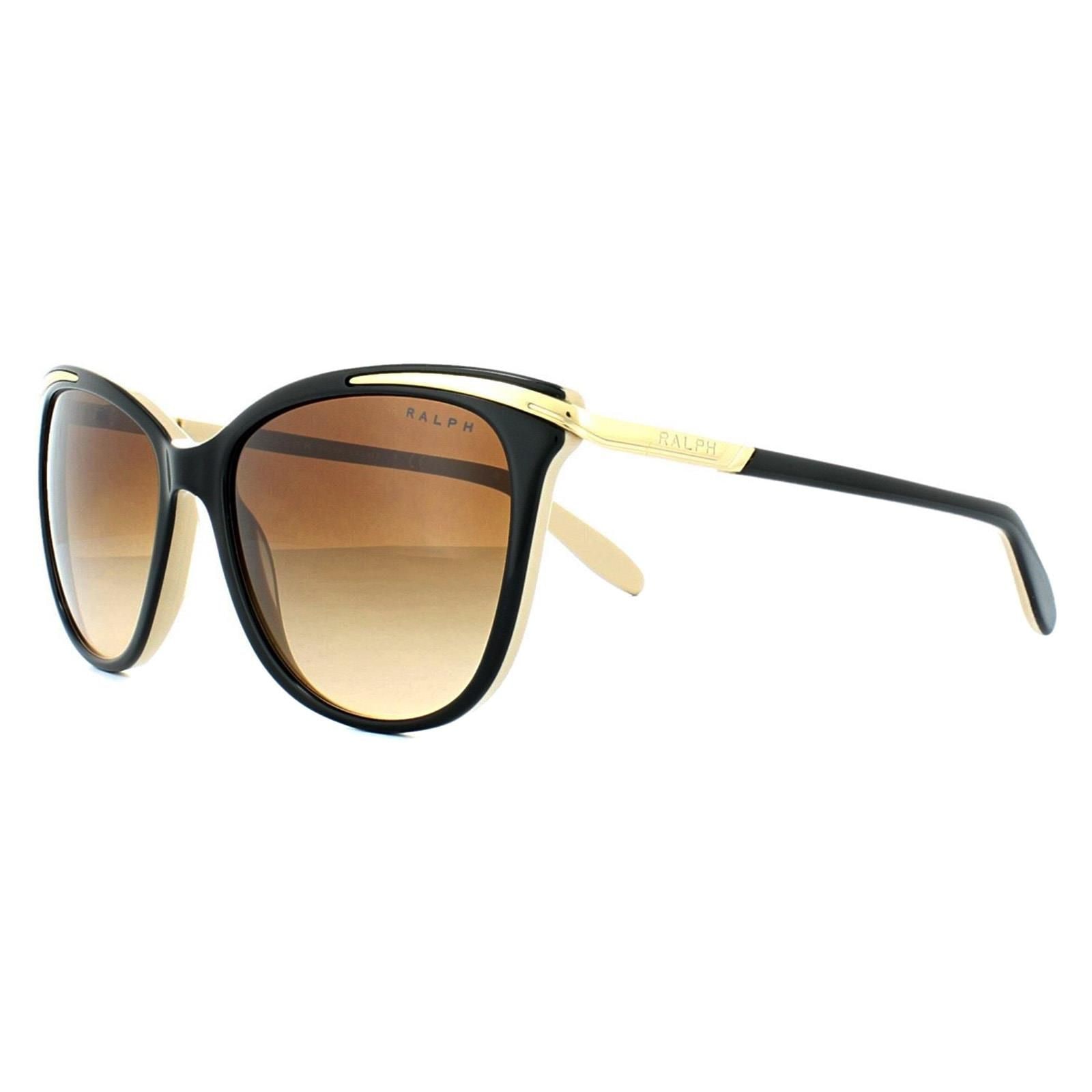 Ralph by Ralph Lauren Cat Eye Black Brown Gradient Sunglasses image 2