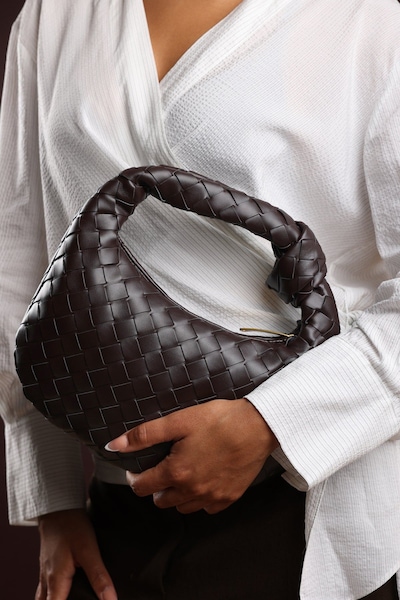 Where's That From 'Aura' Classic Woven Hobo Bag