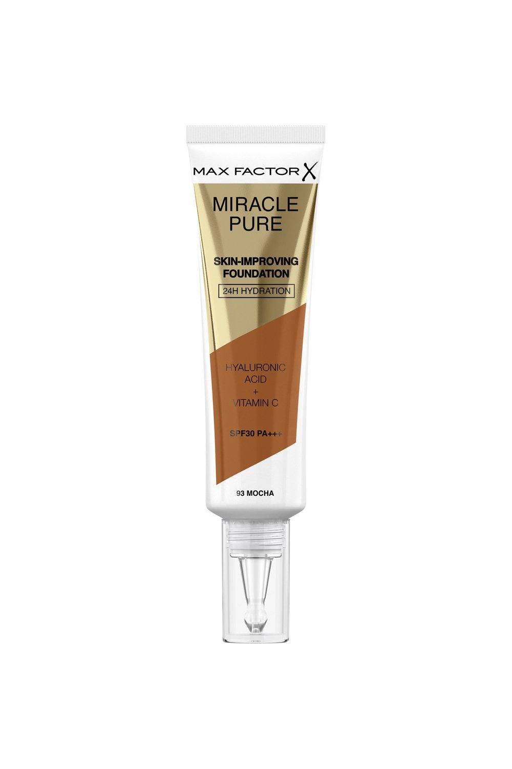 Max Factor Miracle Pure Skin Improving Foundation Mocha 93 image 1