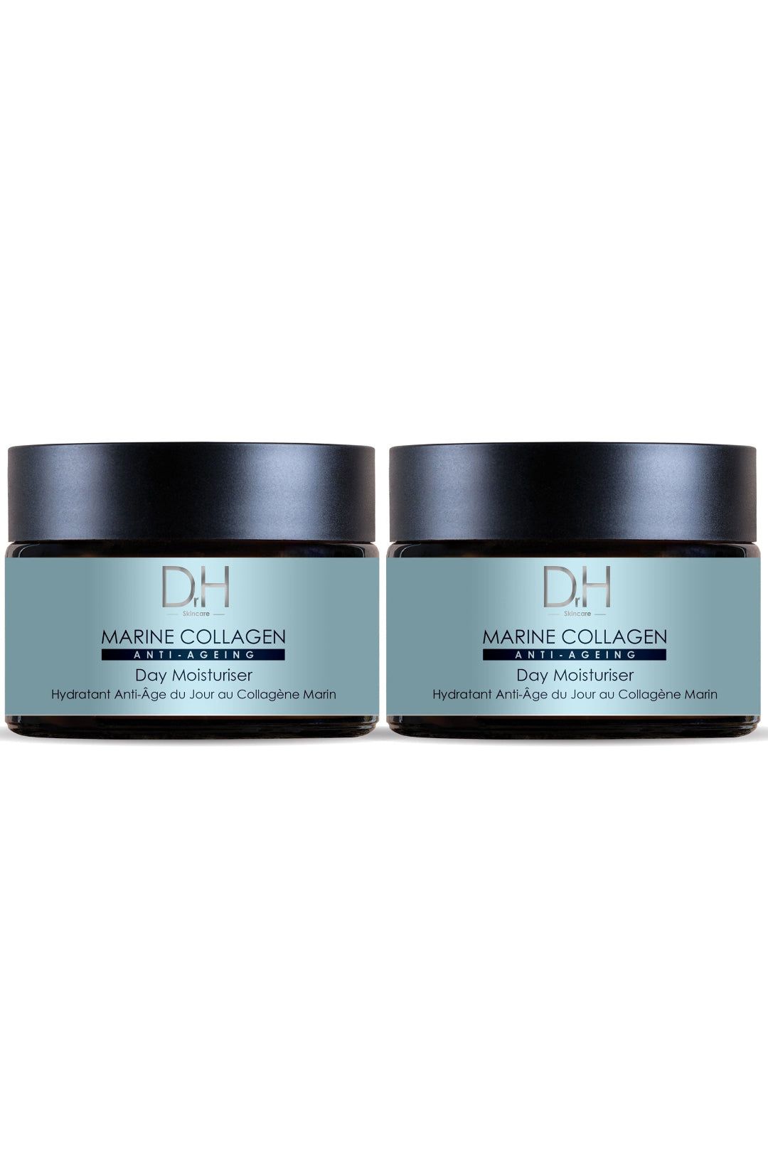 Dr H Marine Collagen Anti-Ageing Day Moisturiser 60ml x 2 Duo Set image 1