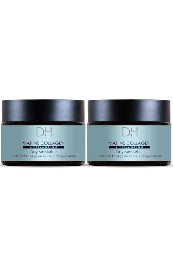 Dr H Marine Collagen Anti-Ageing Day Moisturiser 60ml x 2 Duo Set