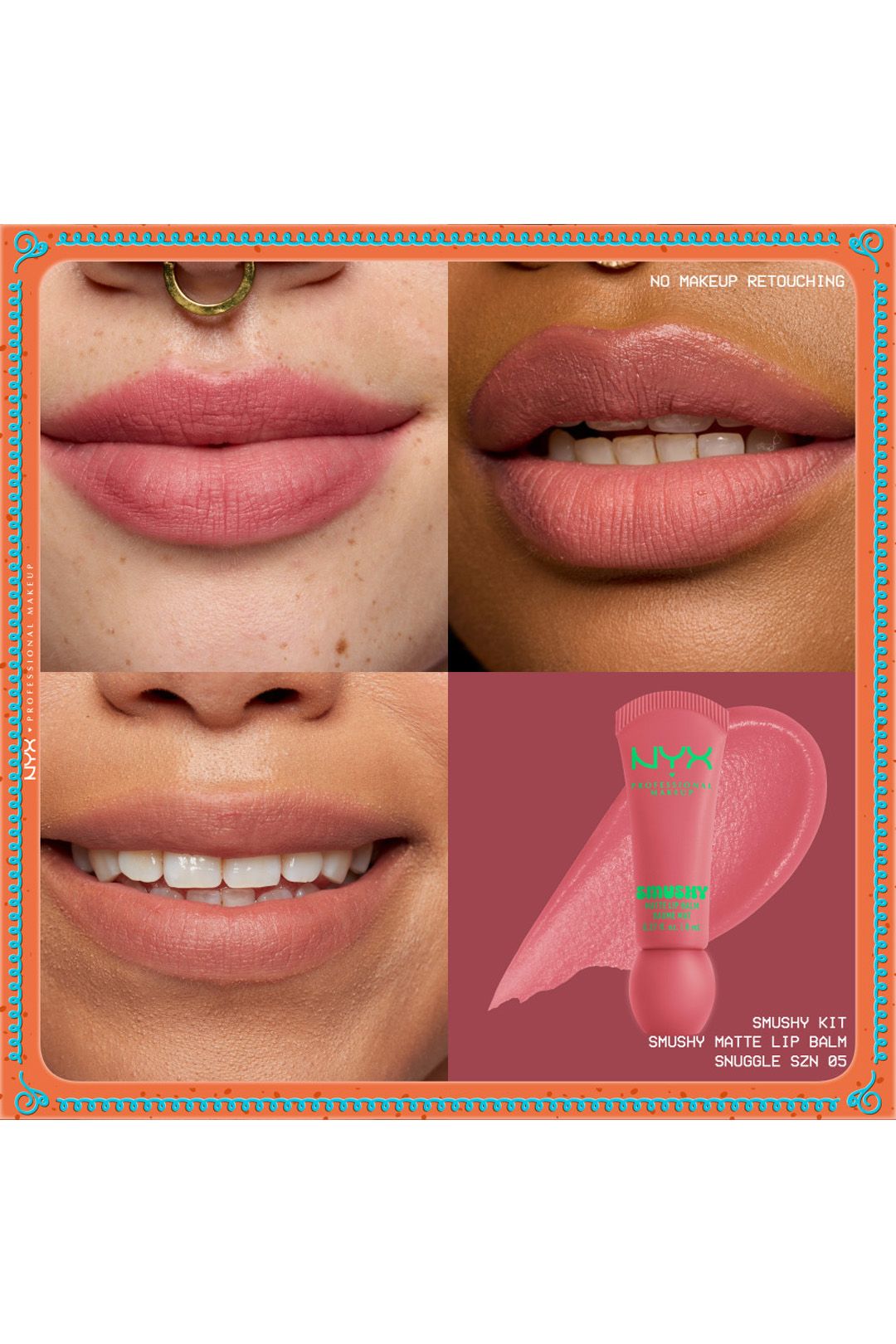 NYX Professional Makeup Holiday Smushy Matte Lip Balm Kit Multi image 3