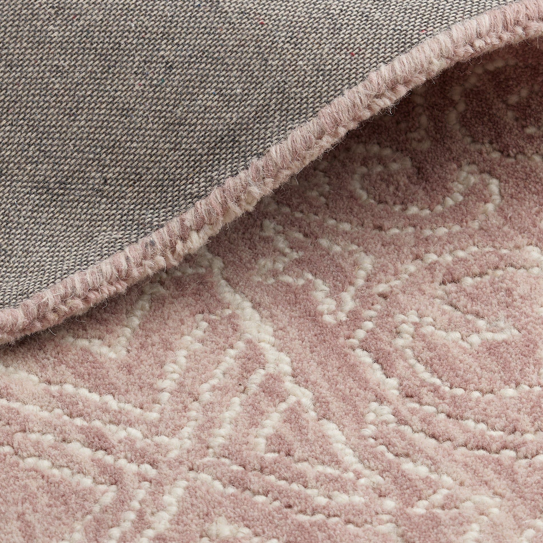 Industville Oare Hand Tufted Wool Rug  -  Rose image 4