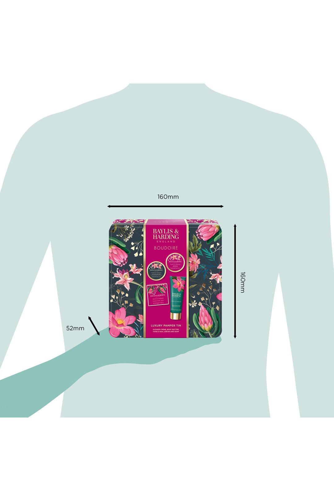 Baylis & Harding Boudoire Luxury Pamper Tin Gift Set Multi image 7