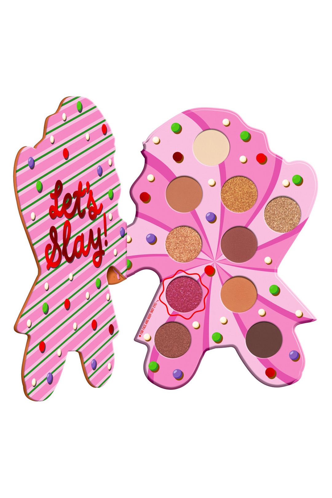 NYX Professional Makeup Holiday Gingerbaddie Eyeshadow Palette Multi image 2