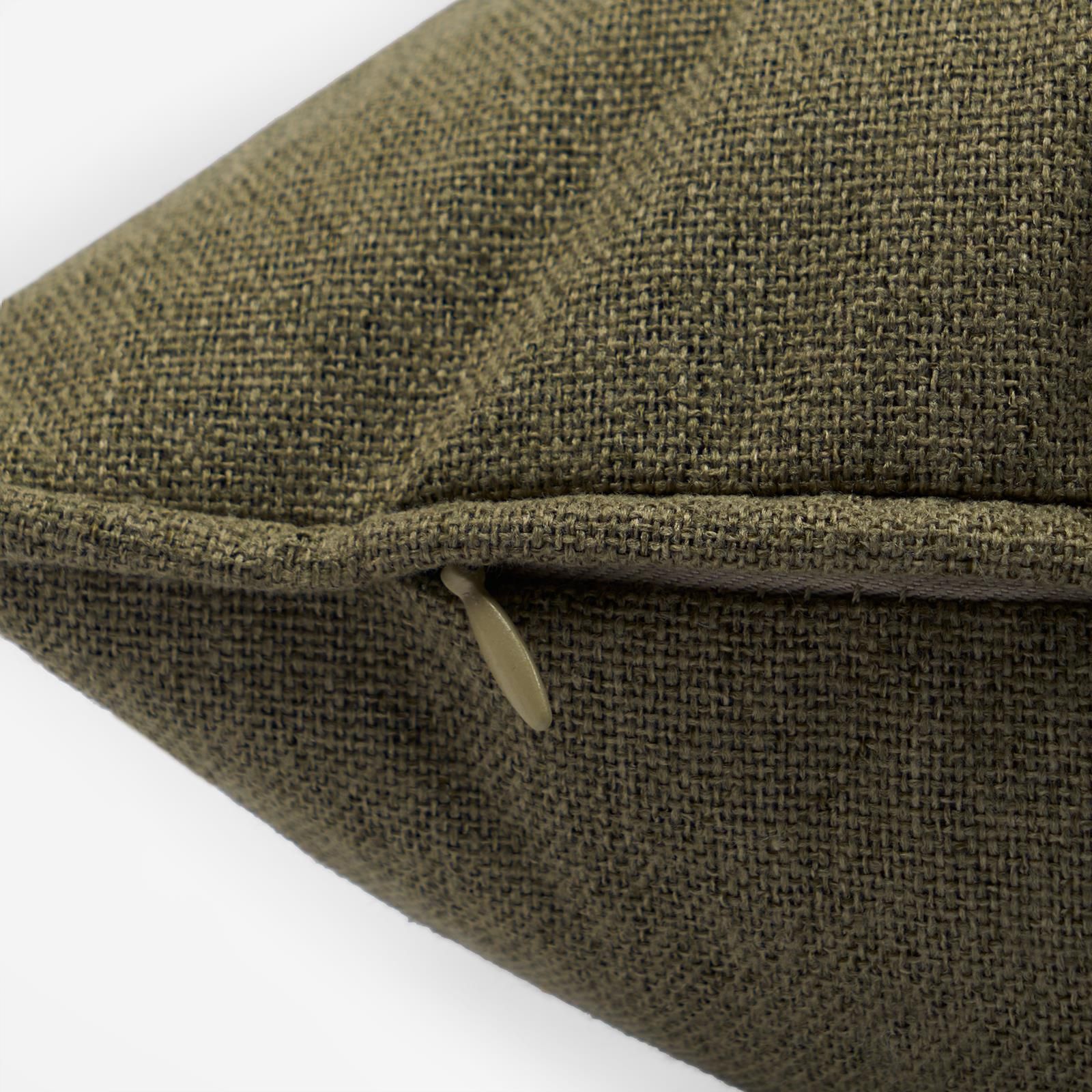 OHS 2 Pack Woven Texture Filled Cushion Covers Home Decor Set image 4