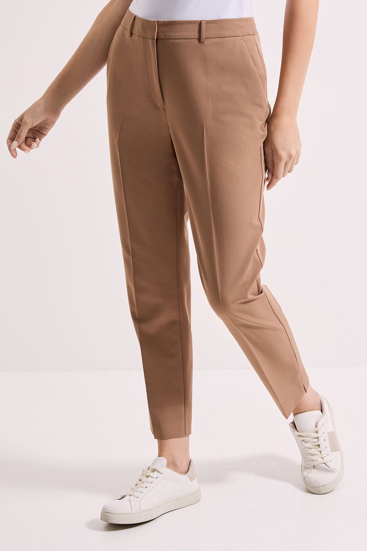 Dorothy Perkins Ankle Grazer Trouser Mocha image 2