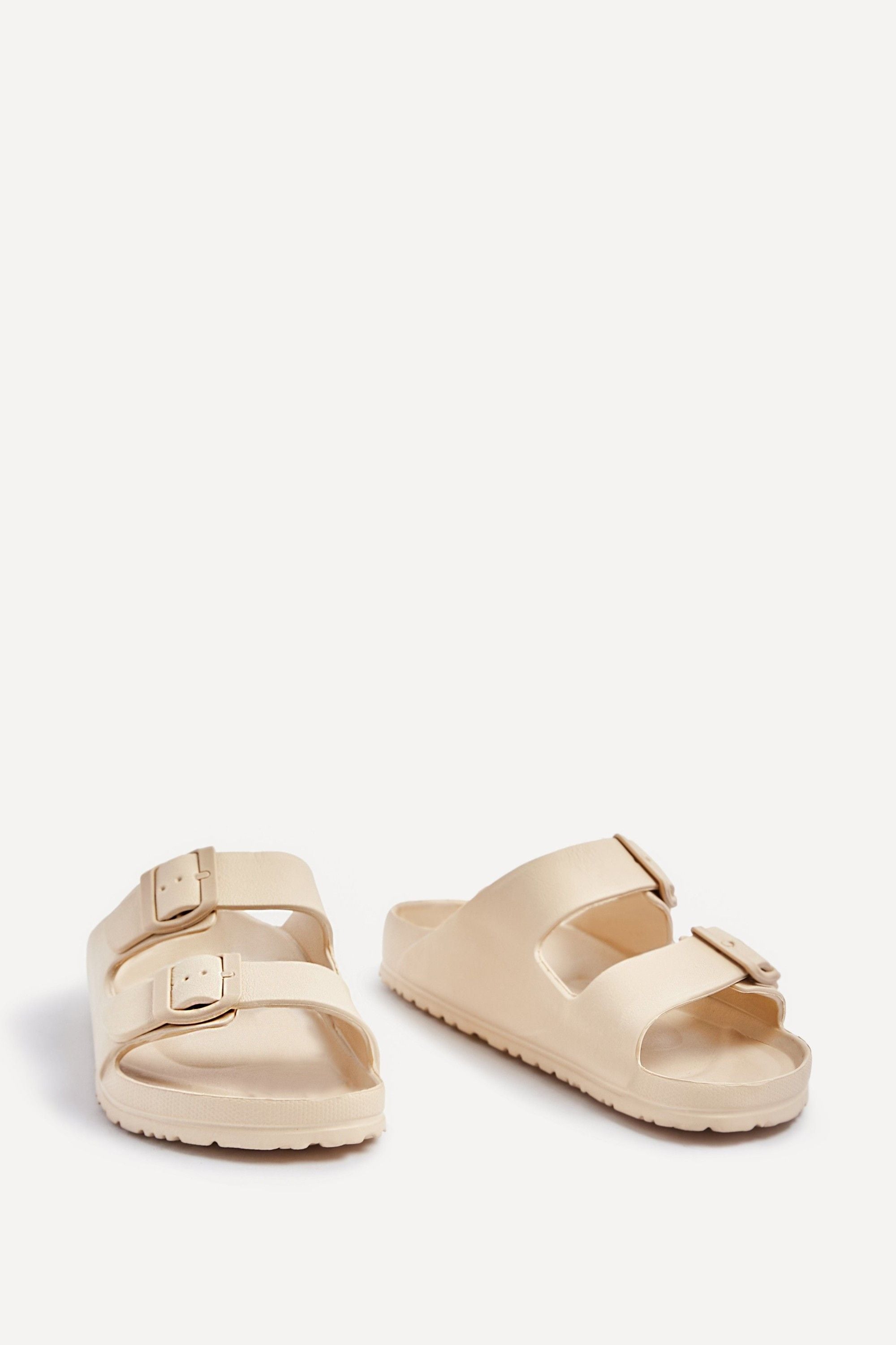 Linzi Candice Nude Slip On Slider Sandals image 3