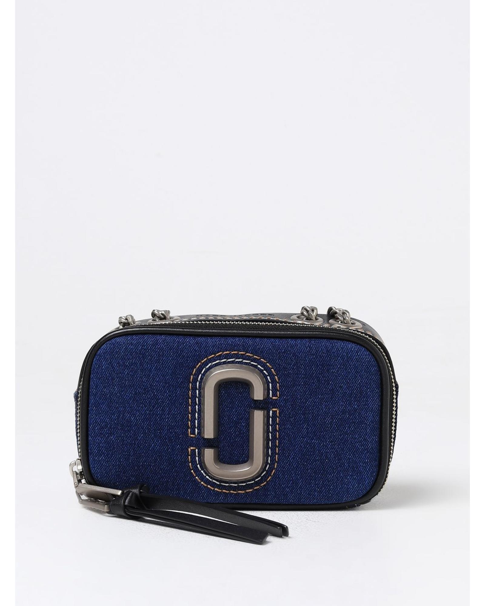 Marc Jacobs Snapshot Denim Crossbody Bag Wo - Blue image 1