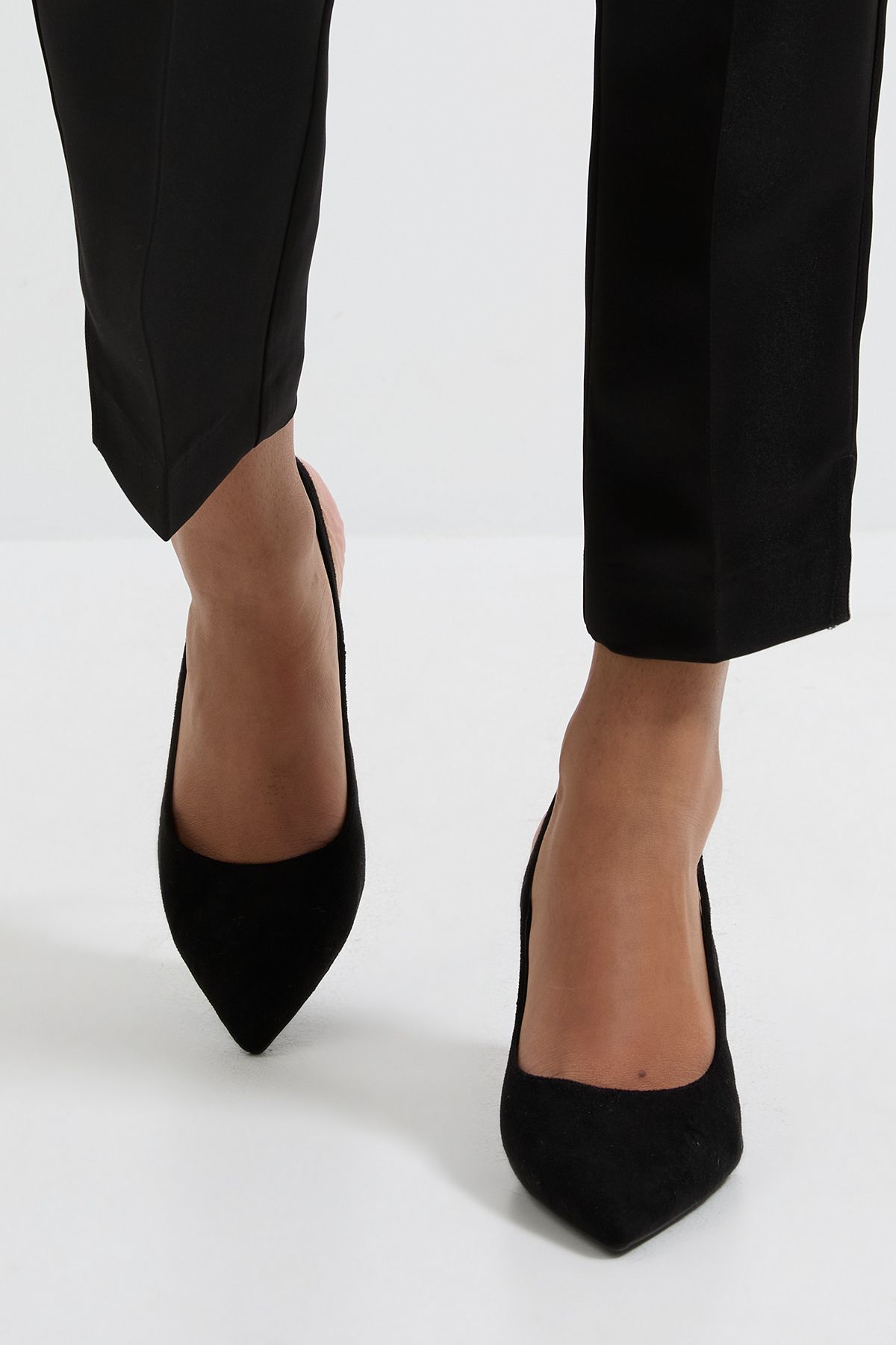 Dorothy Perkins Wide Fit Dasha Sling Back High Stiletto Court Shoes Natural Black image 4