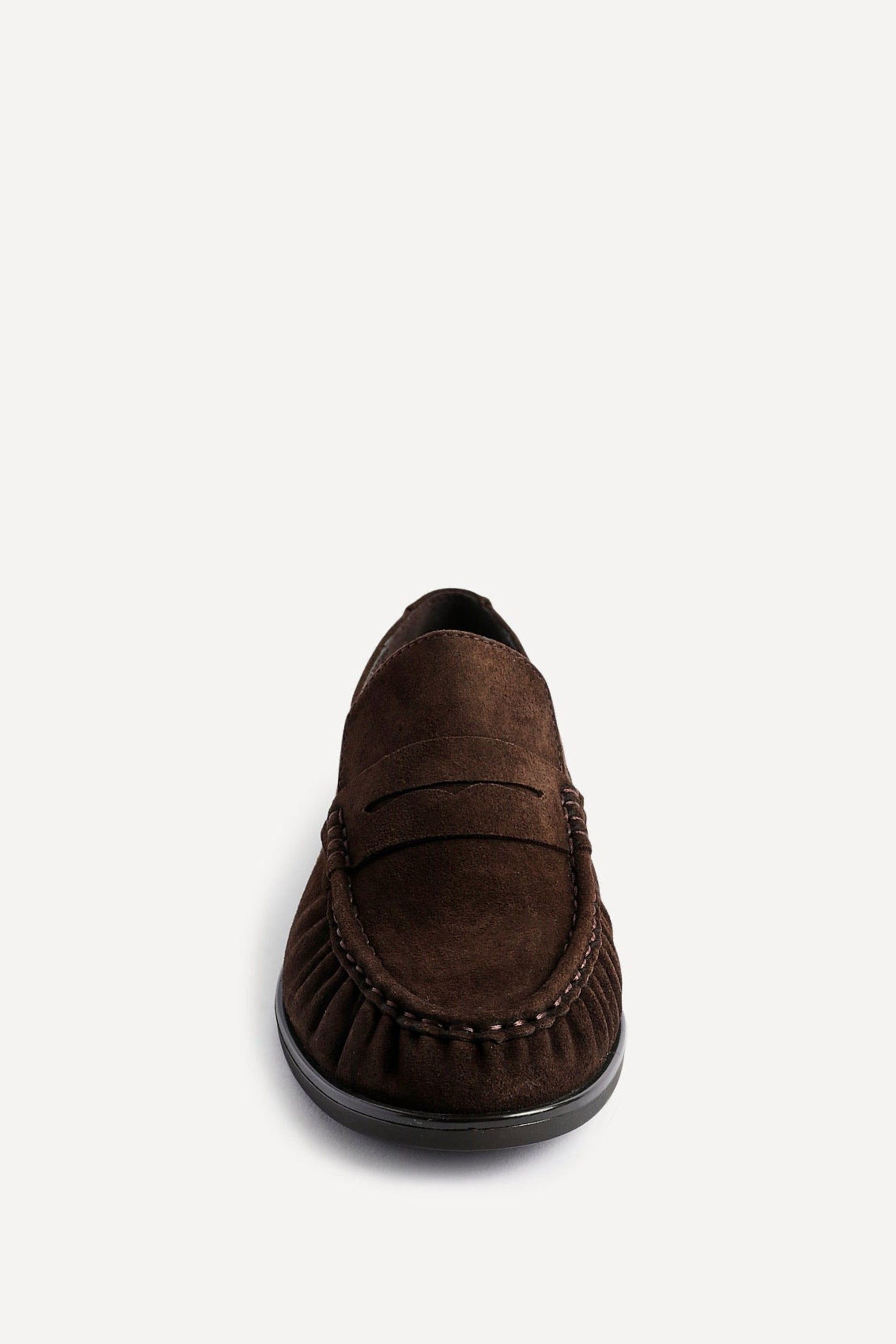 Linzi Belmont Brown Suede Leather Loafers image 4