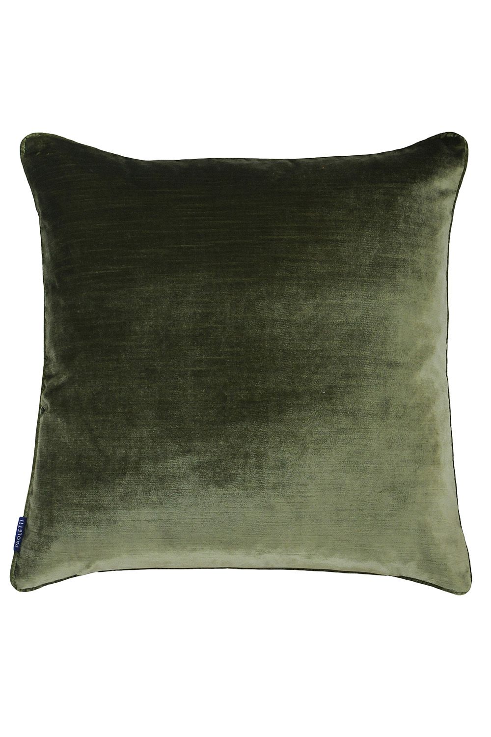 Paoletti Luxe Velvet Piped Cushion image 1