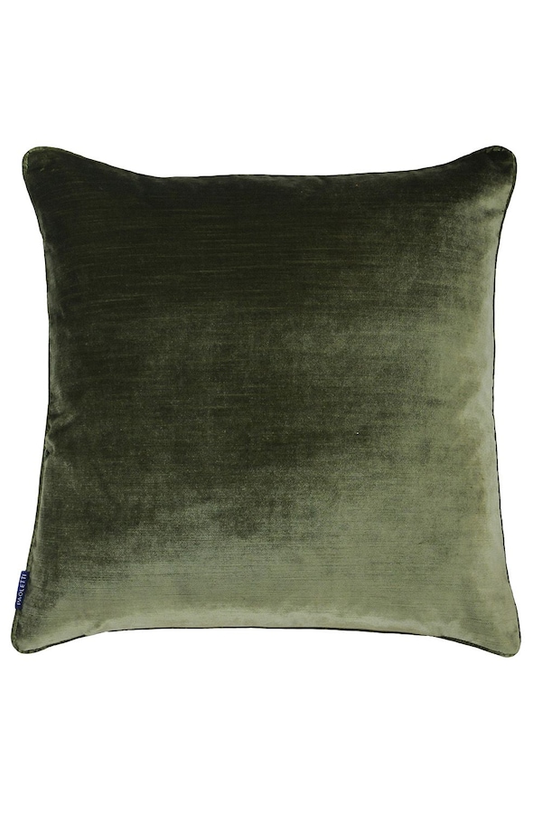 Paoletti Luxe Velvet Piped Cushion
