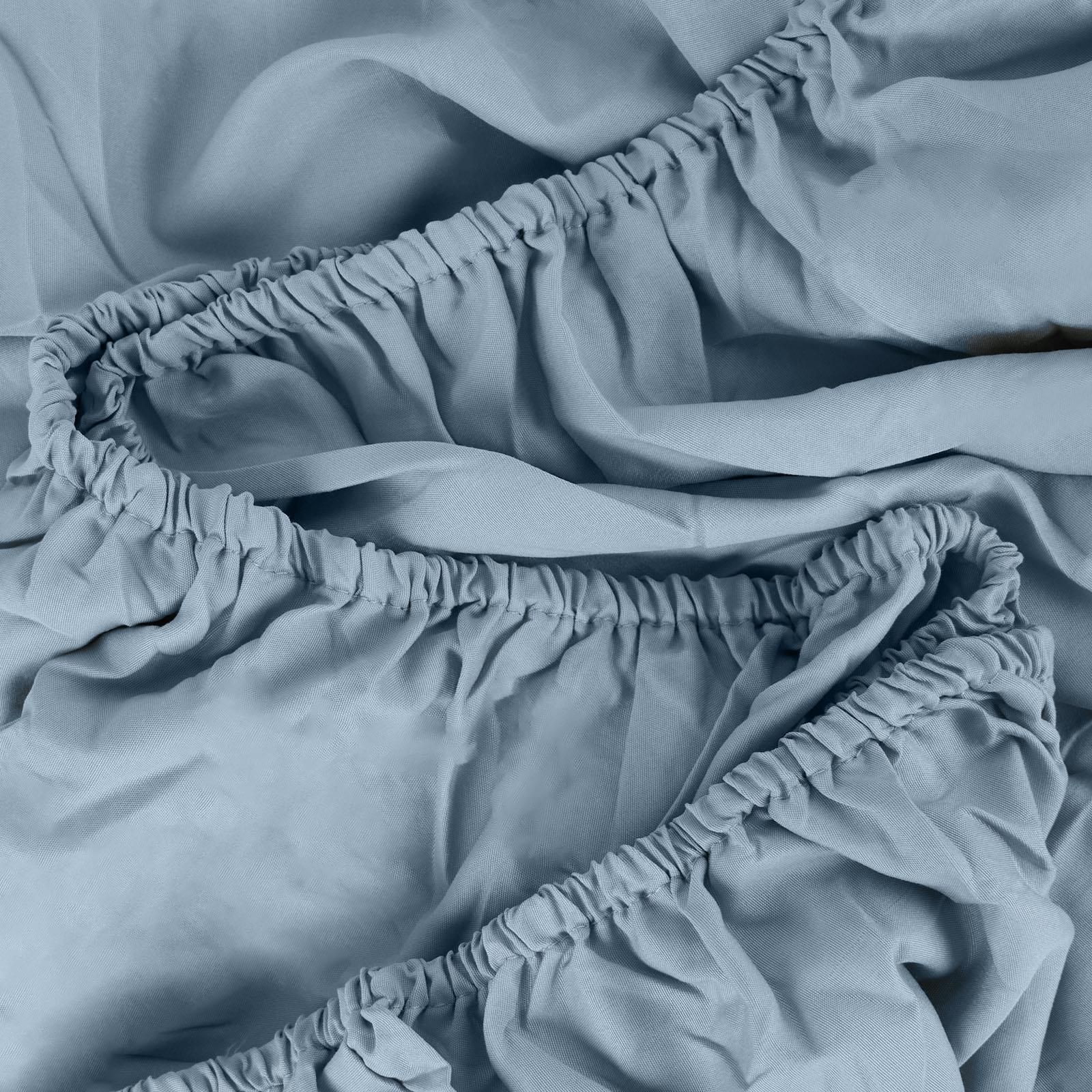 OHS Plain Dyed Non-Iron Fitted Bed Sheet image 2