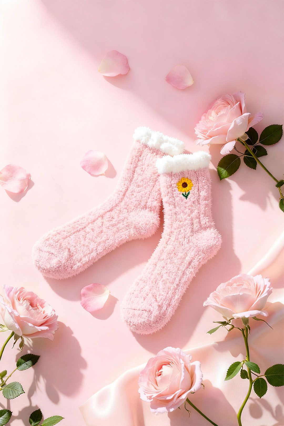 Living and Home Rose-Scented Spa Bath Gift Set image 4