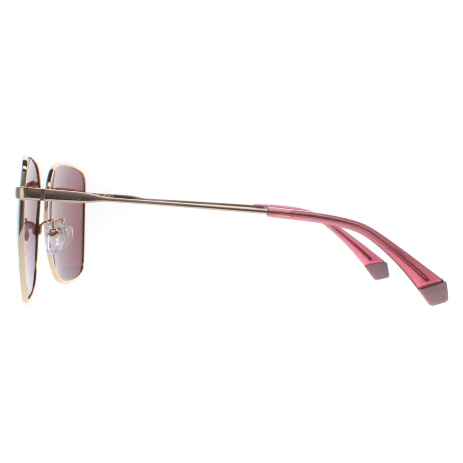 Polaroid Square Gold Burgundy Violet Polarized PLD 4158/G/S/X image 3