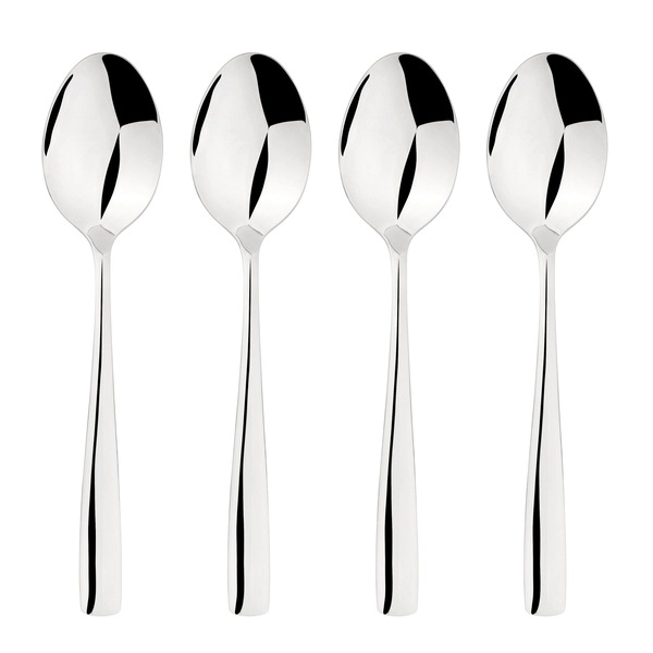 Glim & Glam Cutlery 18/8 Stainless Steel Spoon 4pc Set Simplicity