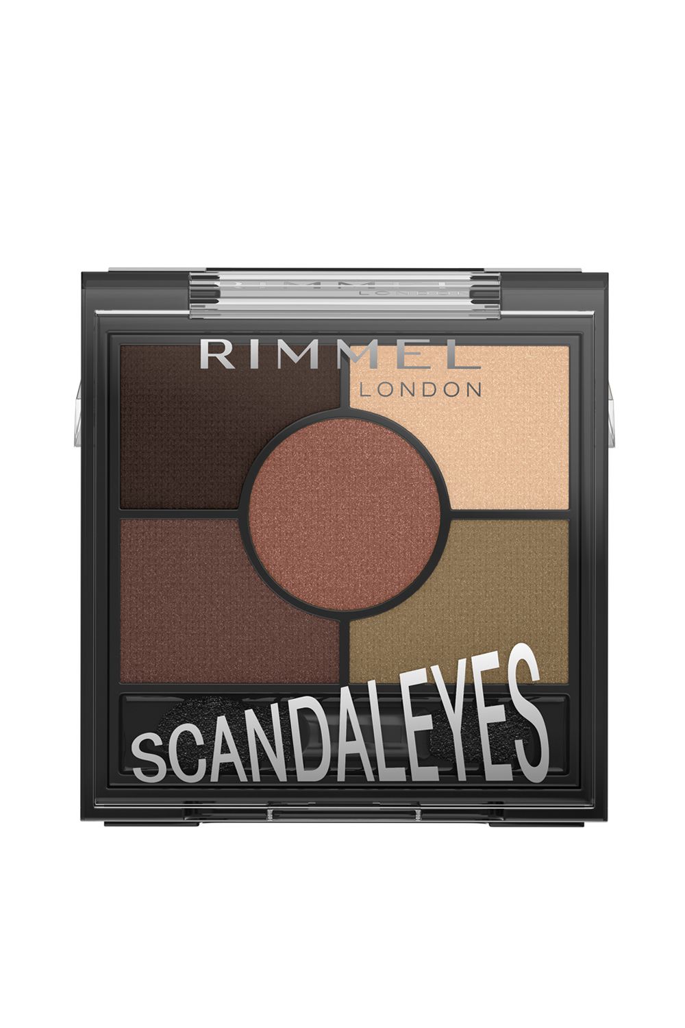 Rimmel London Scandaleyes 5 Pan Palette Eyeshadow - Brixton Brown Multi image 1