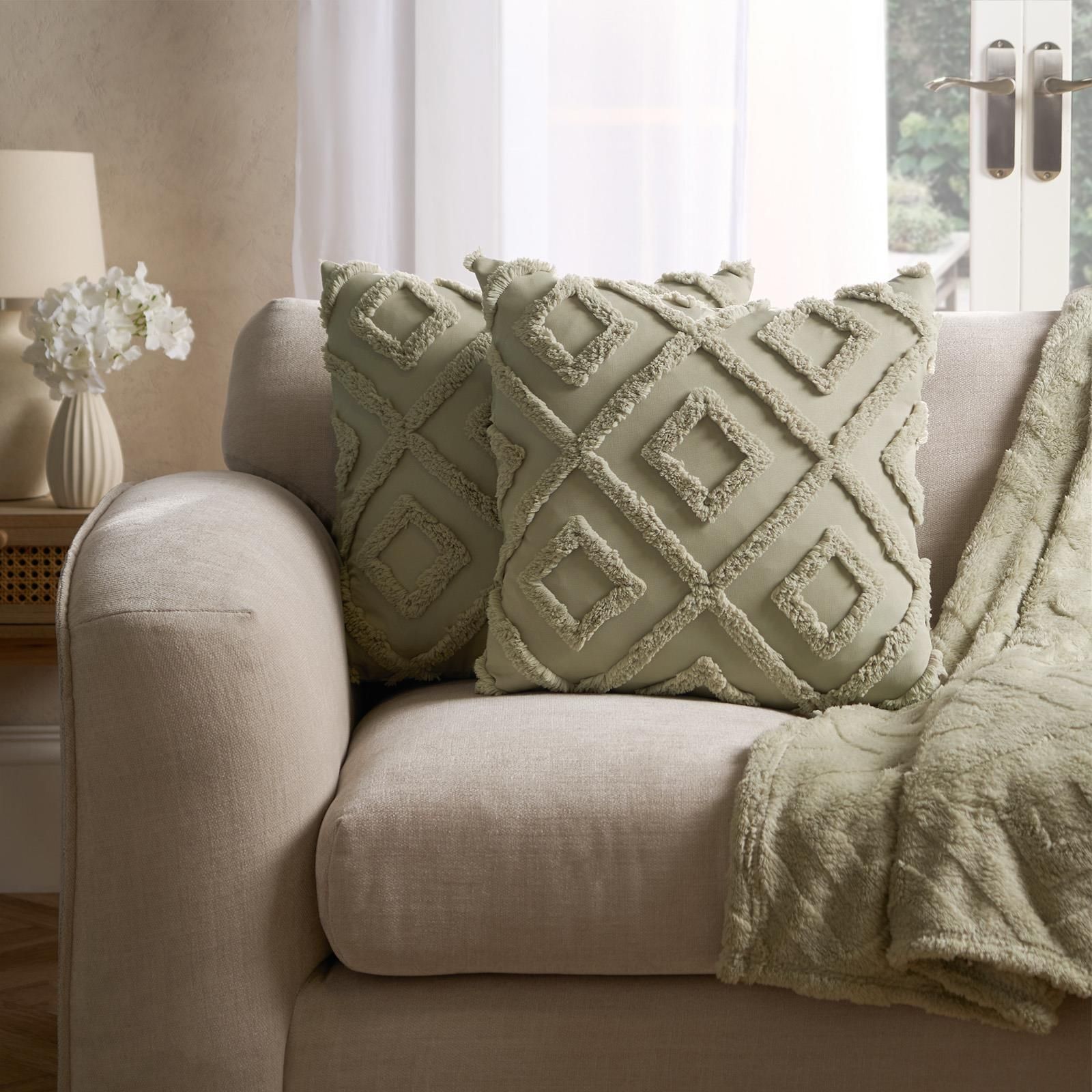 OHS 4 Pack Tufted Arch Cushion Cover image 2