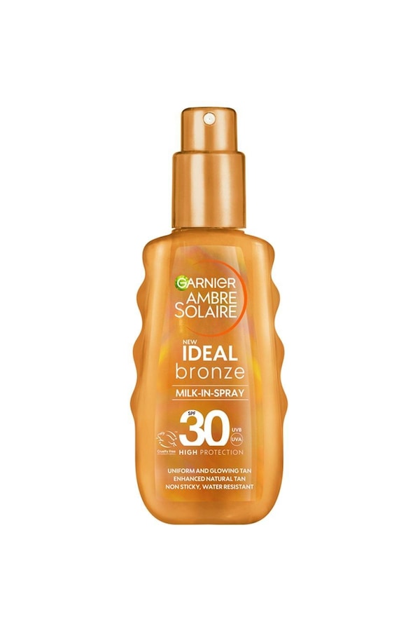 Garnier Ambre Solaire Ideal Bronze Milk-In Tanning Spray SPF30 Multi