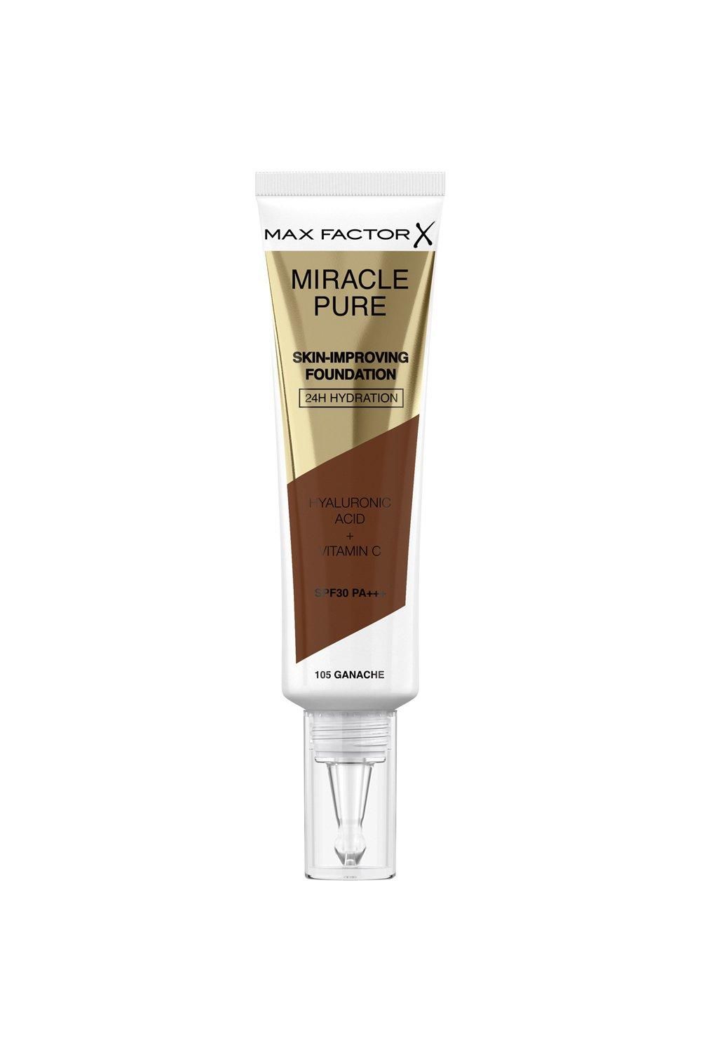 Max Factor Miracle Pure Skin Improving Foundation Ganache 105 image 1