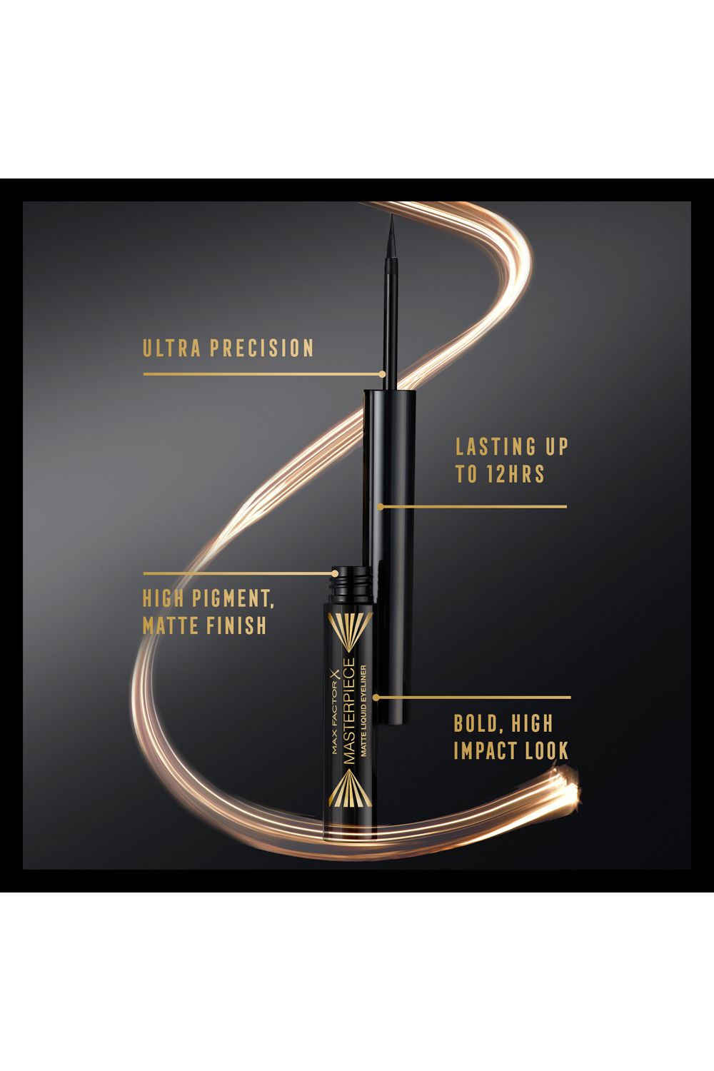 Max Factor Masterpiece Waterproof Matte Liquid Eyeliner Espresso image 4