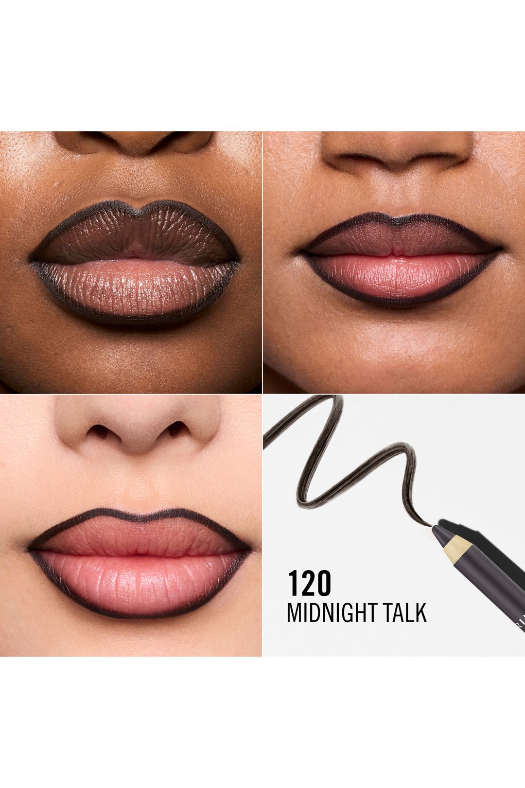 Rimmel London OH MY PLUMP! Plumping Lip Liner 1.2g 120 Midnight Talk image 2