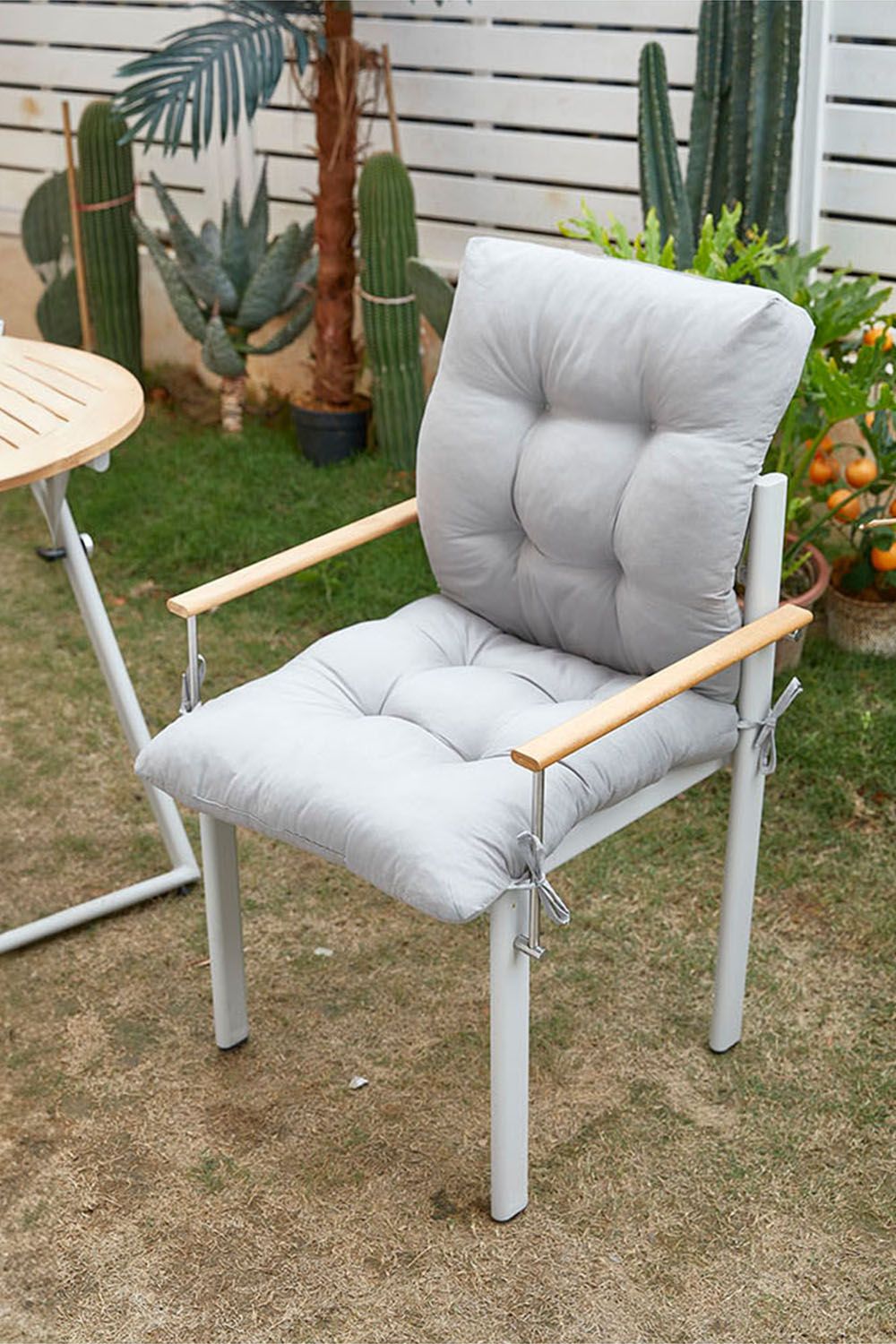 Living and Home Lawn Chair Garden Seat Cushion 110x50cm image 1