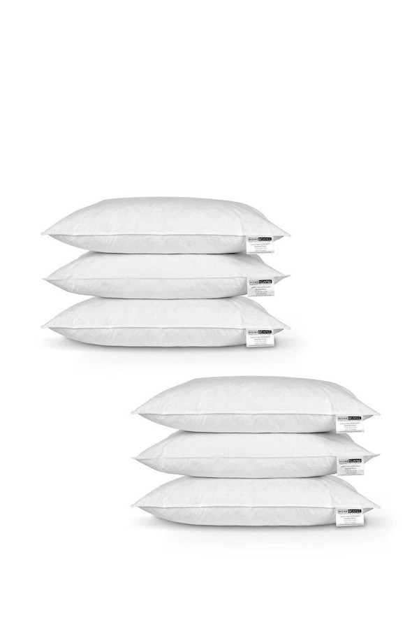 Homescapes Duck Feather Pillow x 6