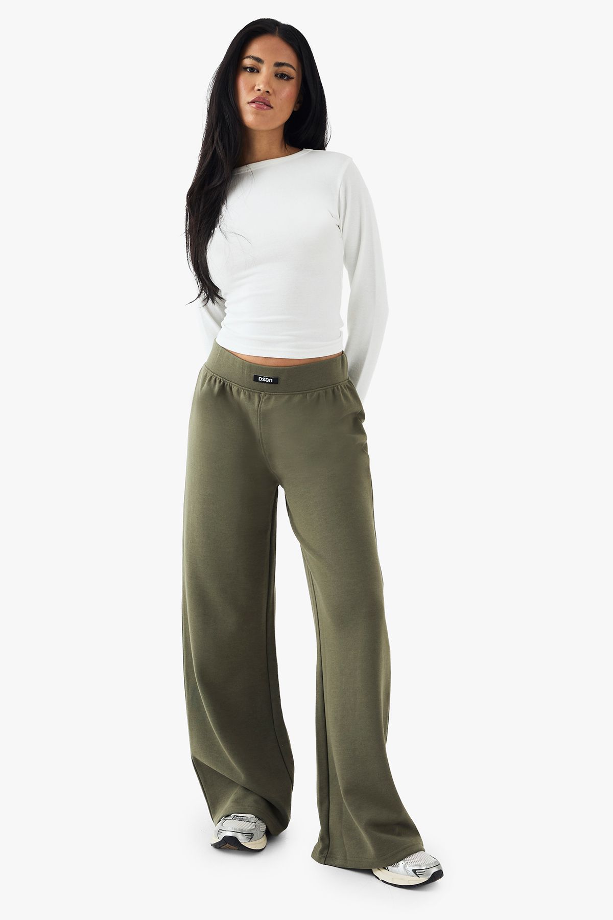 DSGN Studio DSGN Studio Embroidered Long Sleeve Top White image 3