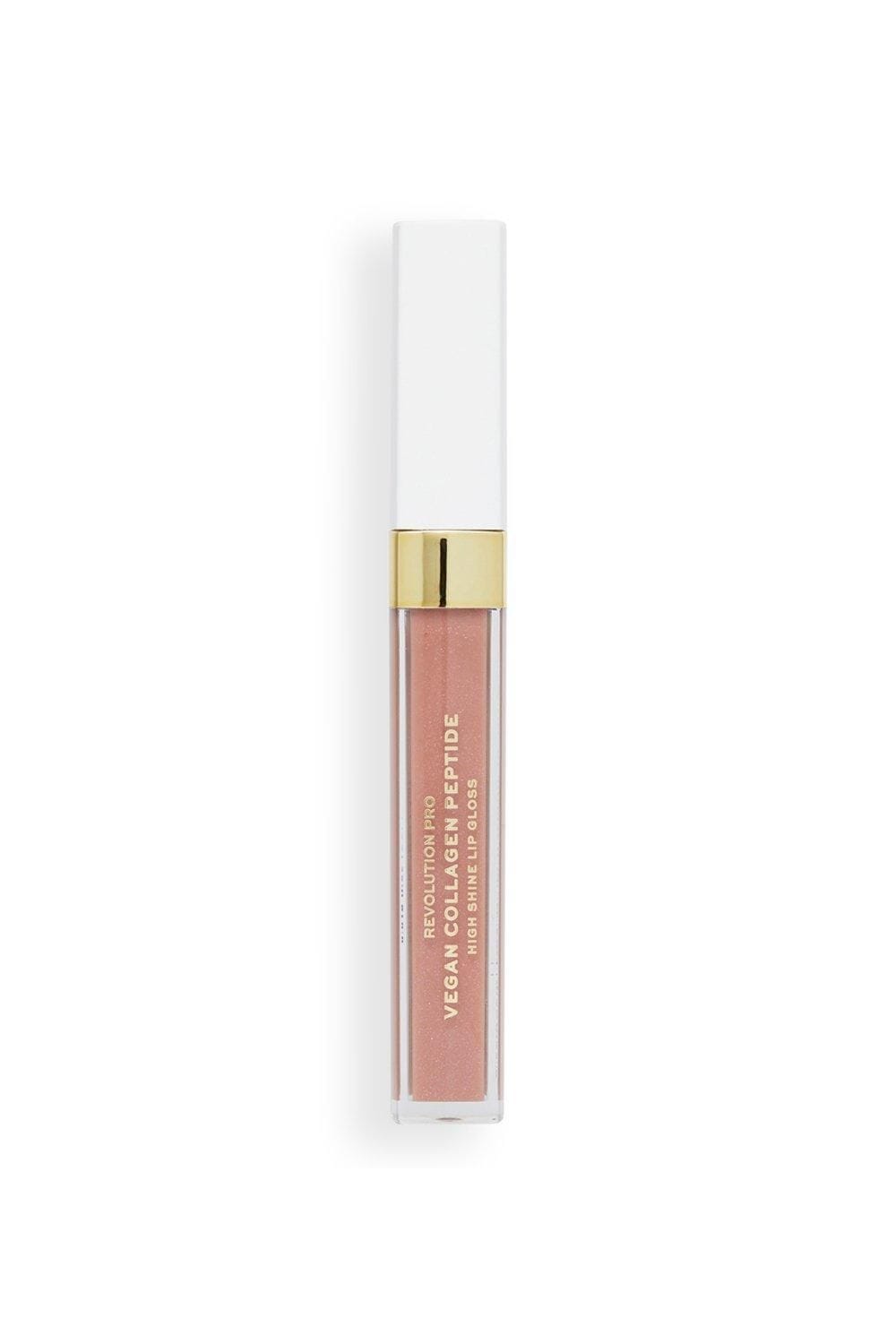 Revolution Vegan Collagen Peptide High Shine Lip Gloss Cashmere image 2