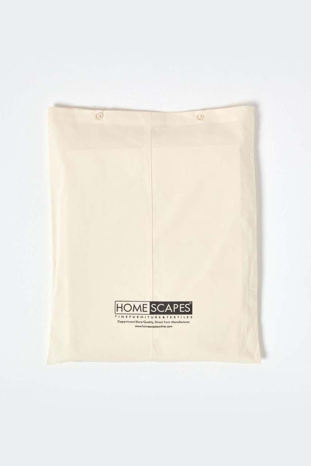 Homescapes Egyptian Cotton Duvet Cover with Pillowcase, 200 TC image 6