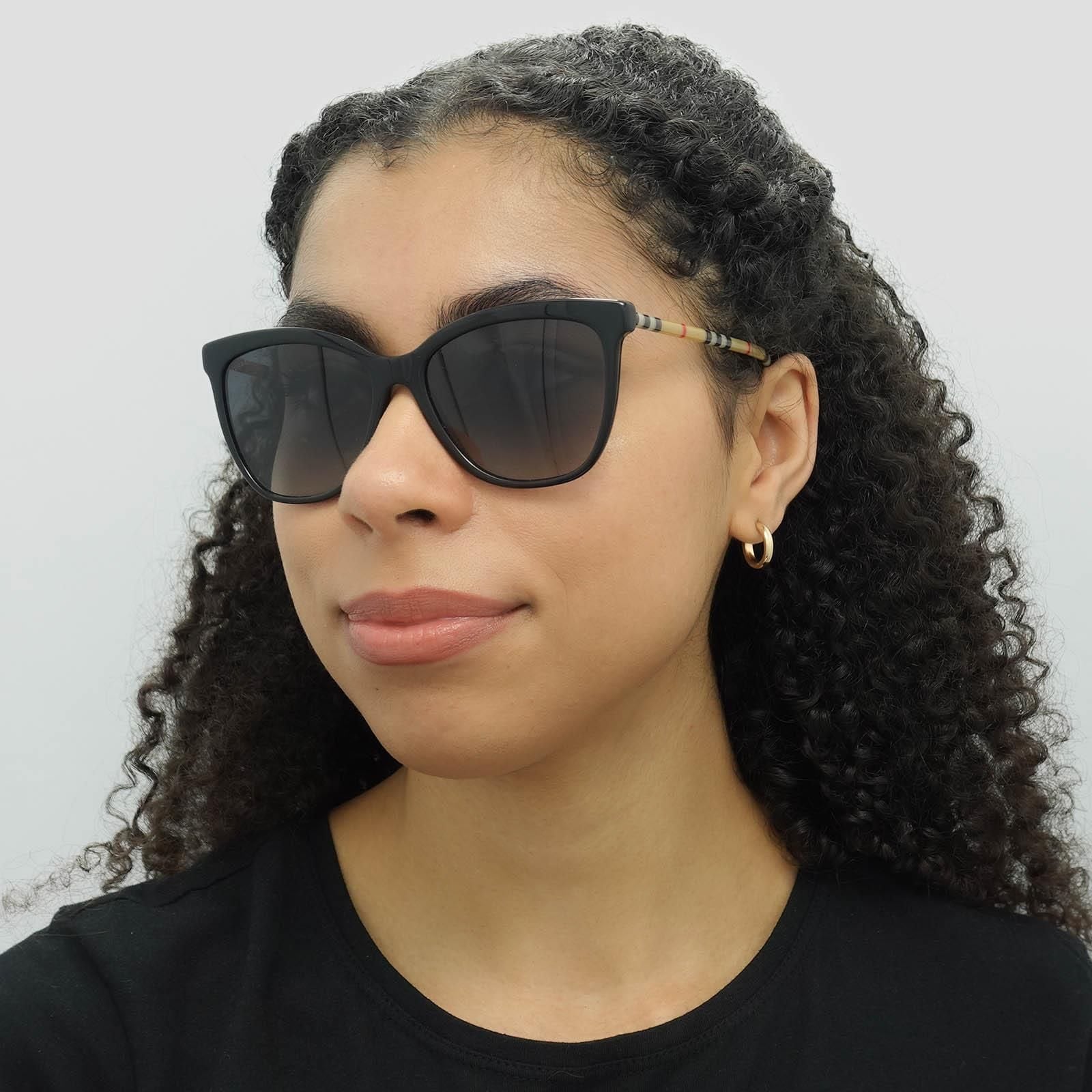 Burberry Square Black Grey Gradient Polarized BE4308 image 6