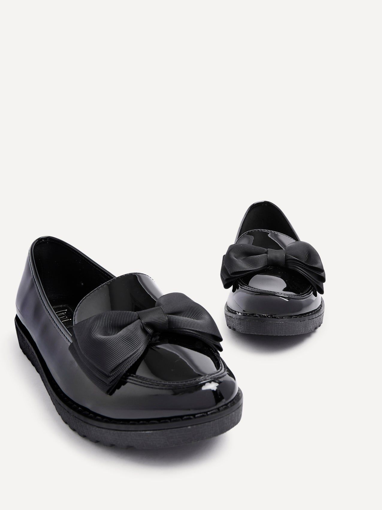 Linzi Cathy Black Patent Classic Slip On Loafer image 4