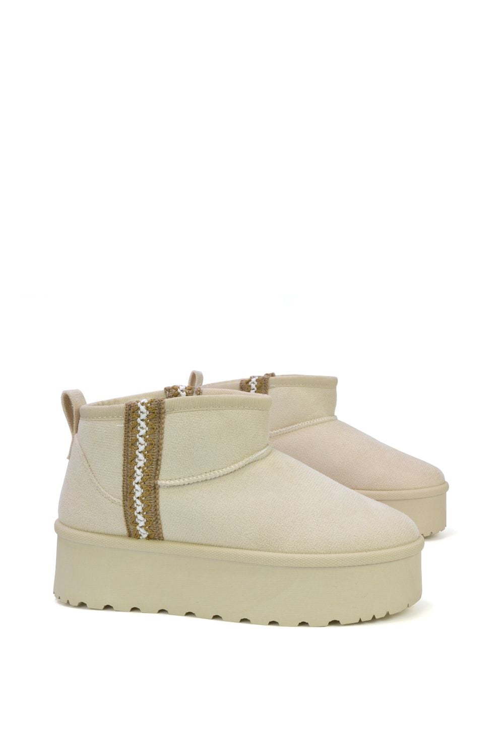 XY London 'Thea' Warm Aztec Mini Ankle Boots image 5